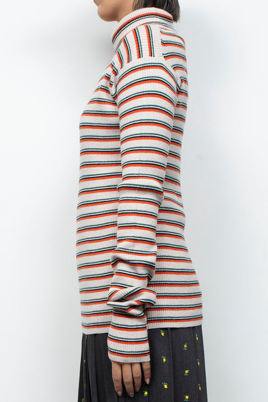 Multi border EVA knit gray