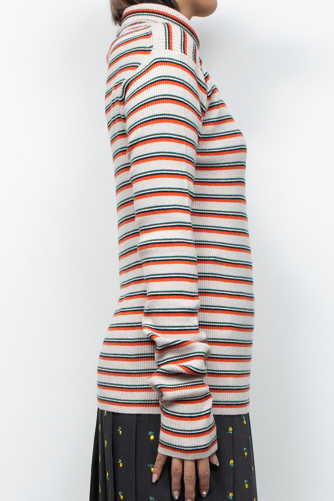 Multi border EVA knit gray