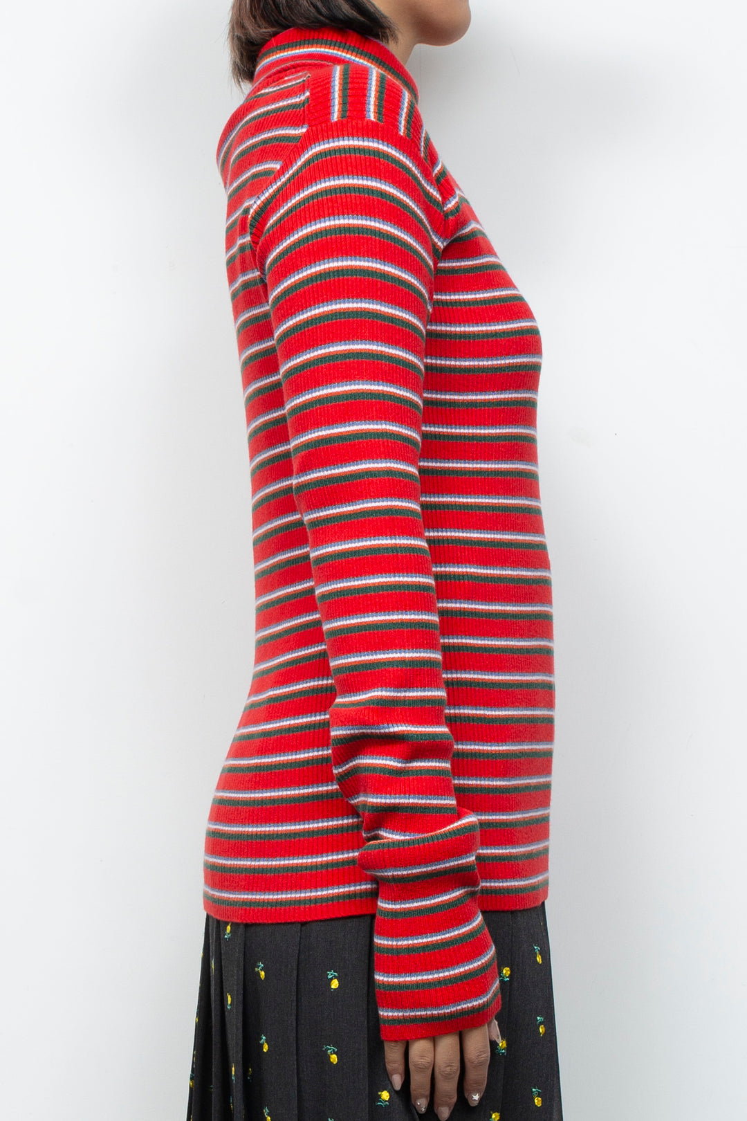 Multi border EVA knit red