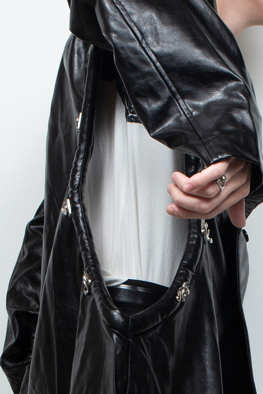 Metal leather jacket