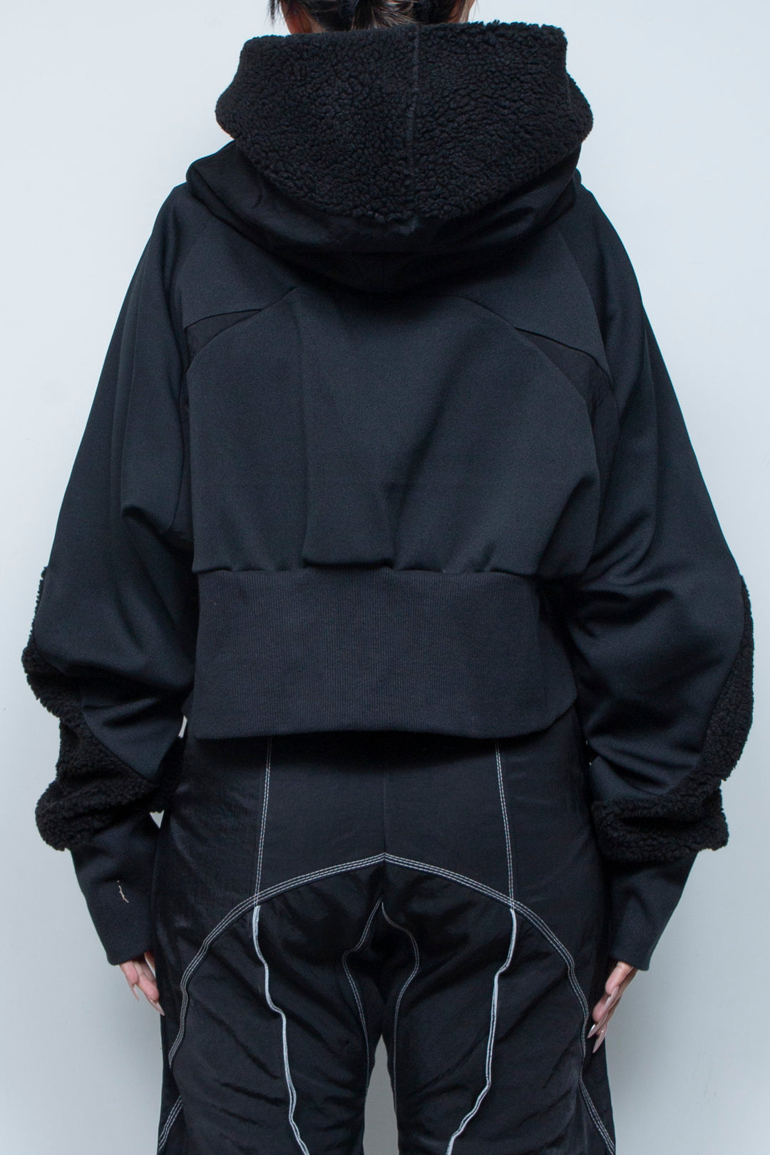 ボアショートフーディ BLACK