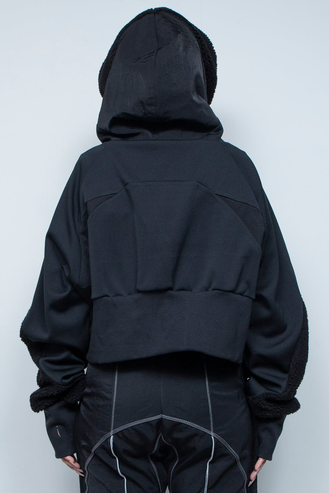 ボアショートフーディ BLACK