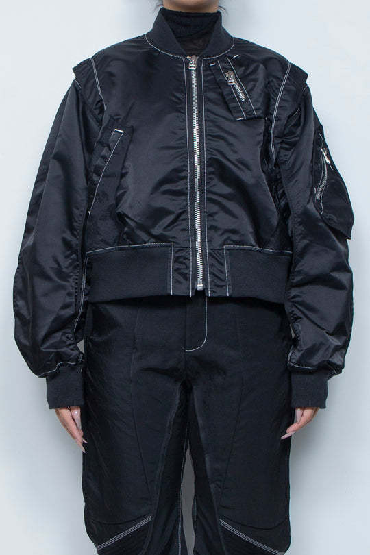 重ねポケットMA-1 BLACK