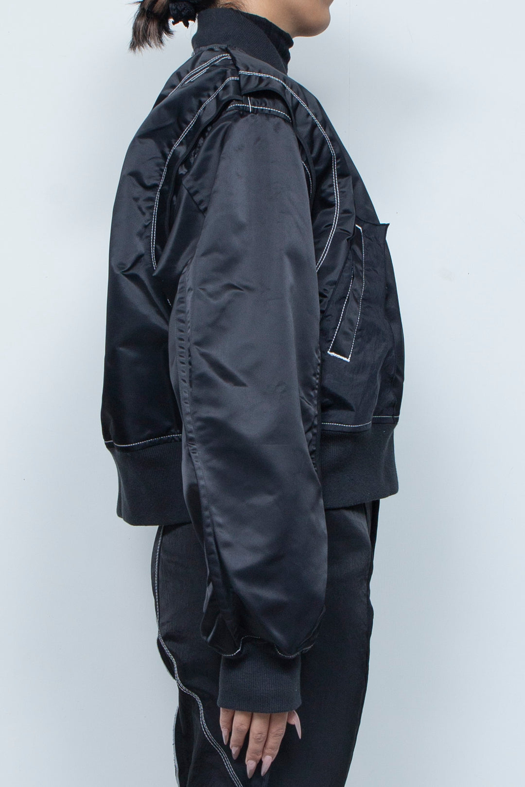 重ねポケットMA-1 BLACK