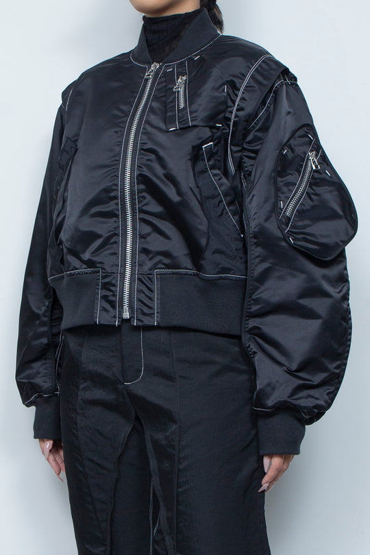 重ねポケットMA-1 BLACK