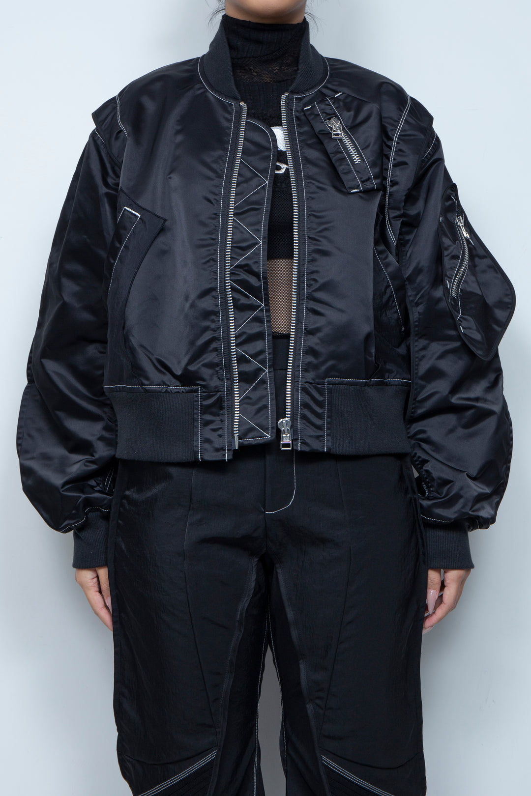 重ねポケットMA-1 BLACK