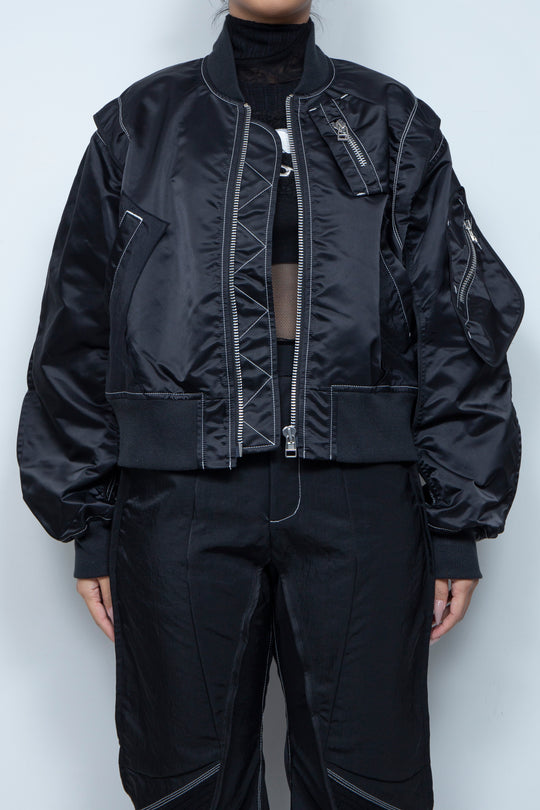 重ねポケットMA-1 BLACK