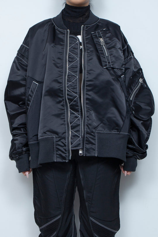 重ねポケットMA-1 BLACK