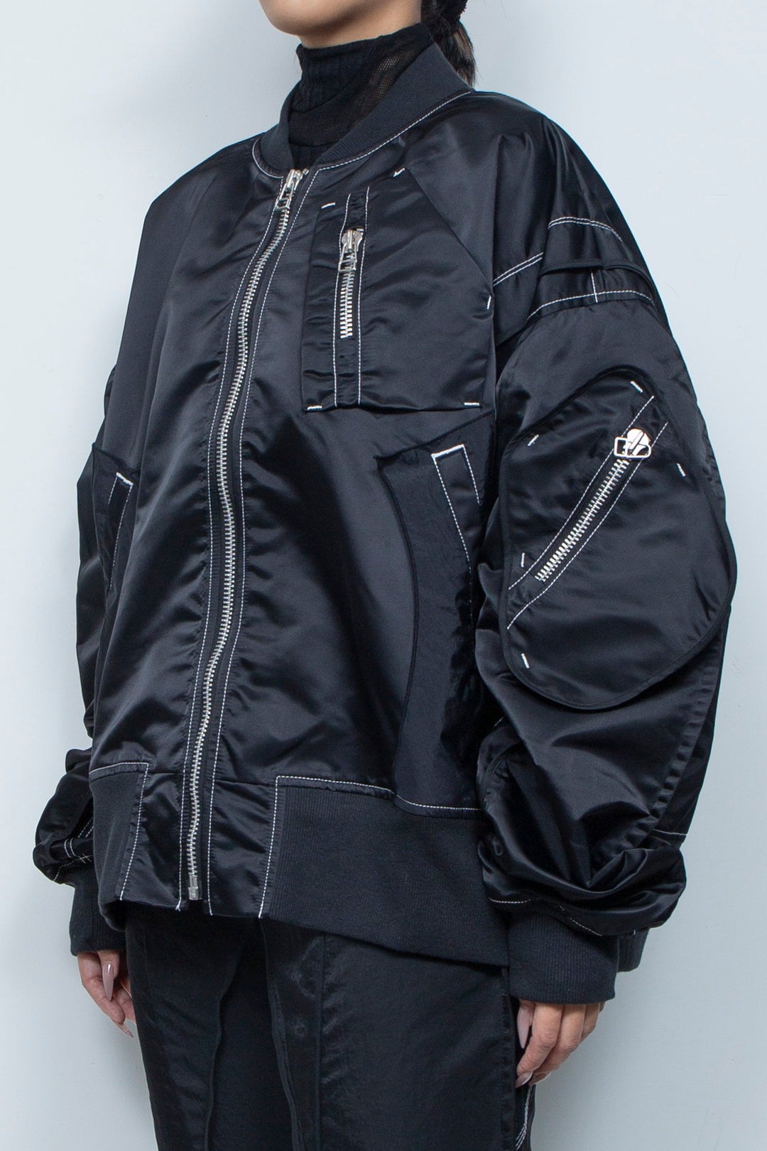 重ねポケットMA-1 BLACK