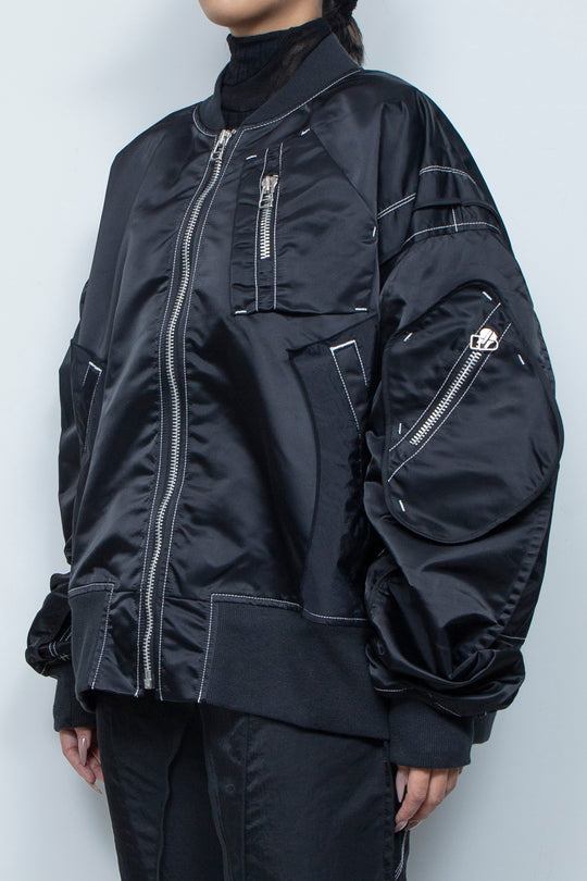 重ねポケットMA-1 BLACK