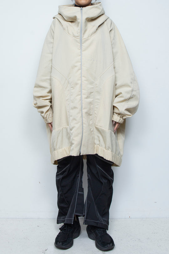ハイネックビッグパーカーBEIGE