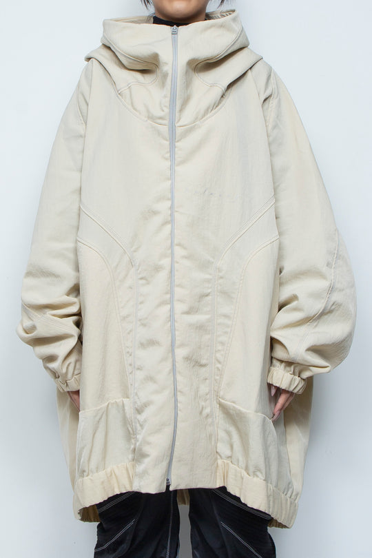 ハイネックビッグパーカーBEIGE