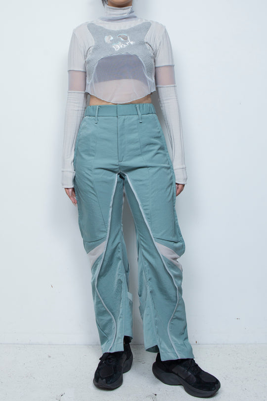 ボア切替ショートトップ GREY