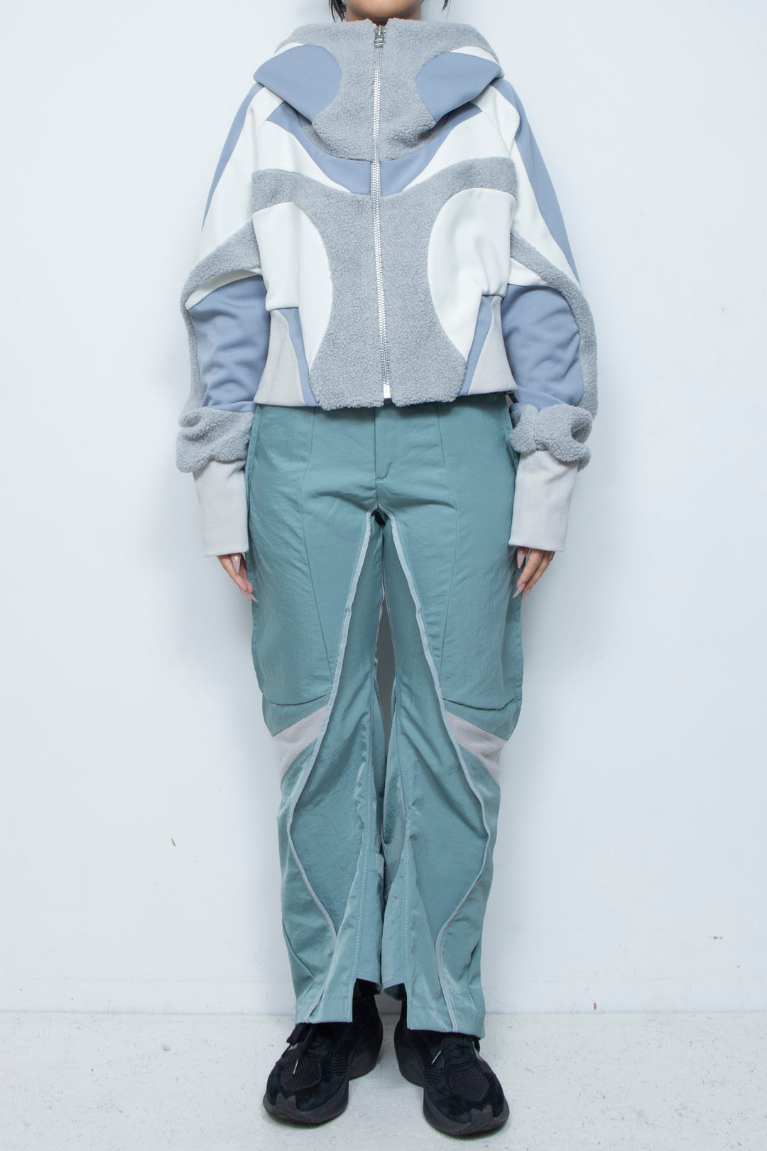 ボアショートフーディ GREY