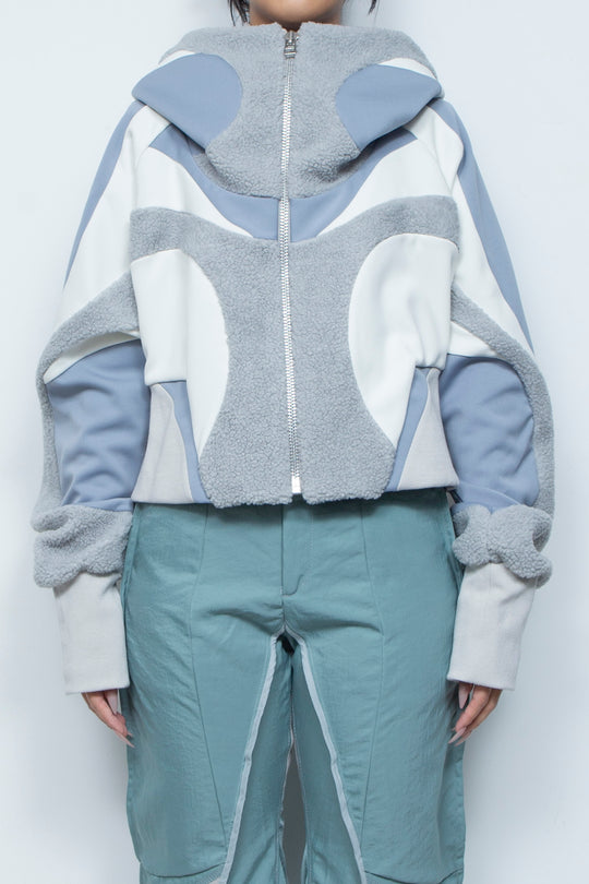 ボアショートフーディ GREY