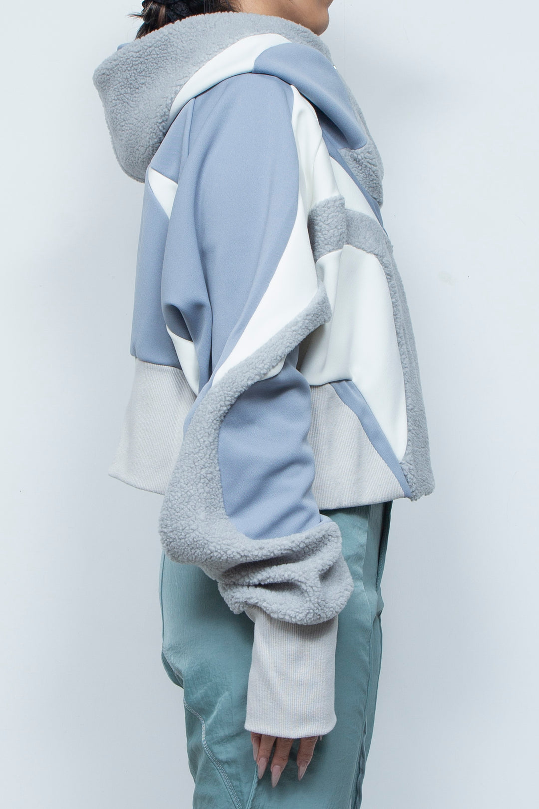 ボアショートフーディ GREY