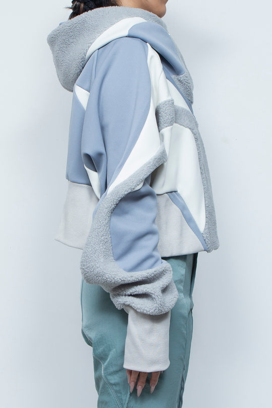 ボアショートフーディ GREY