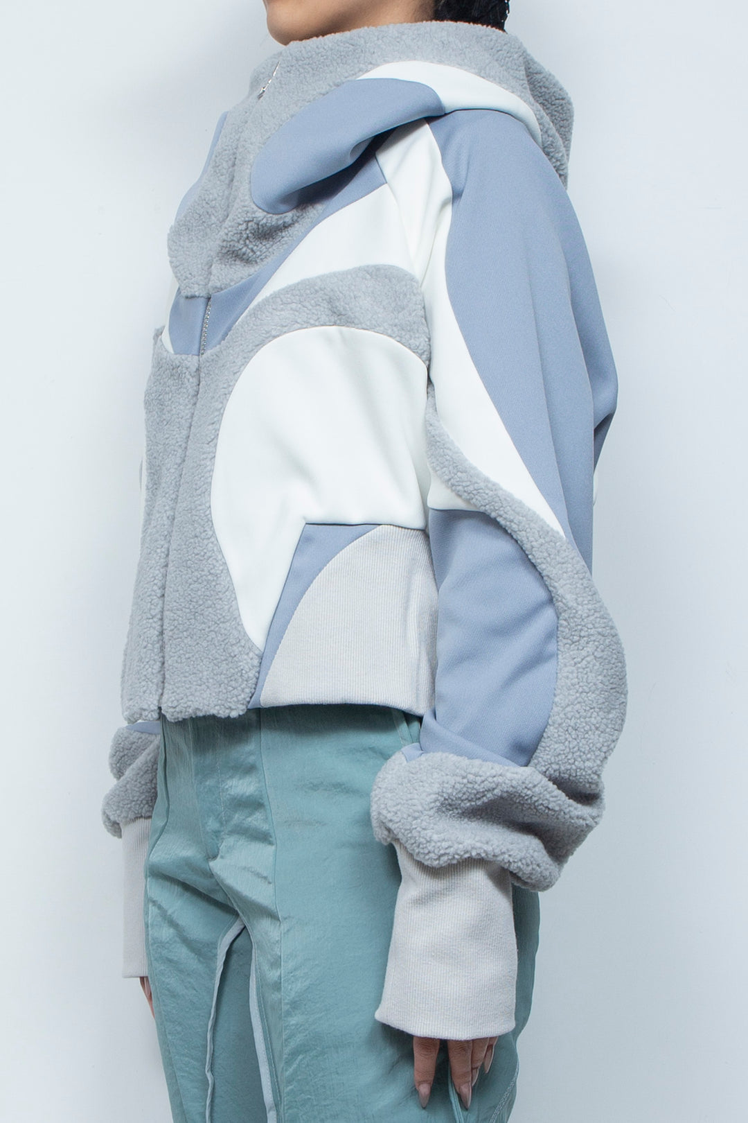 ボアショートフーディ GREY