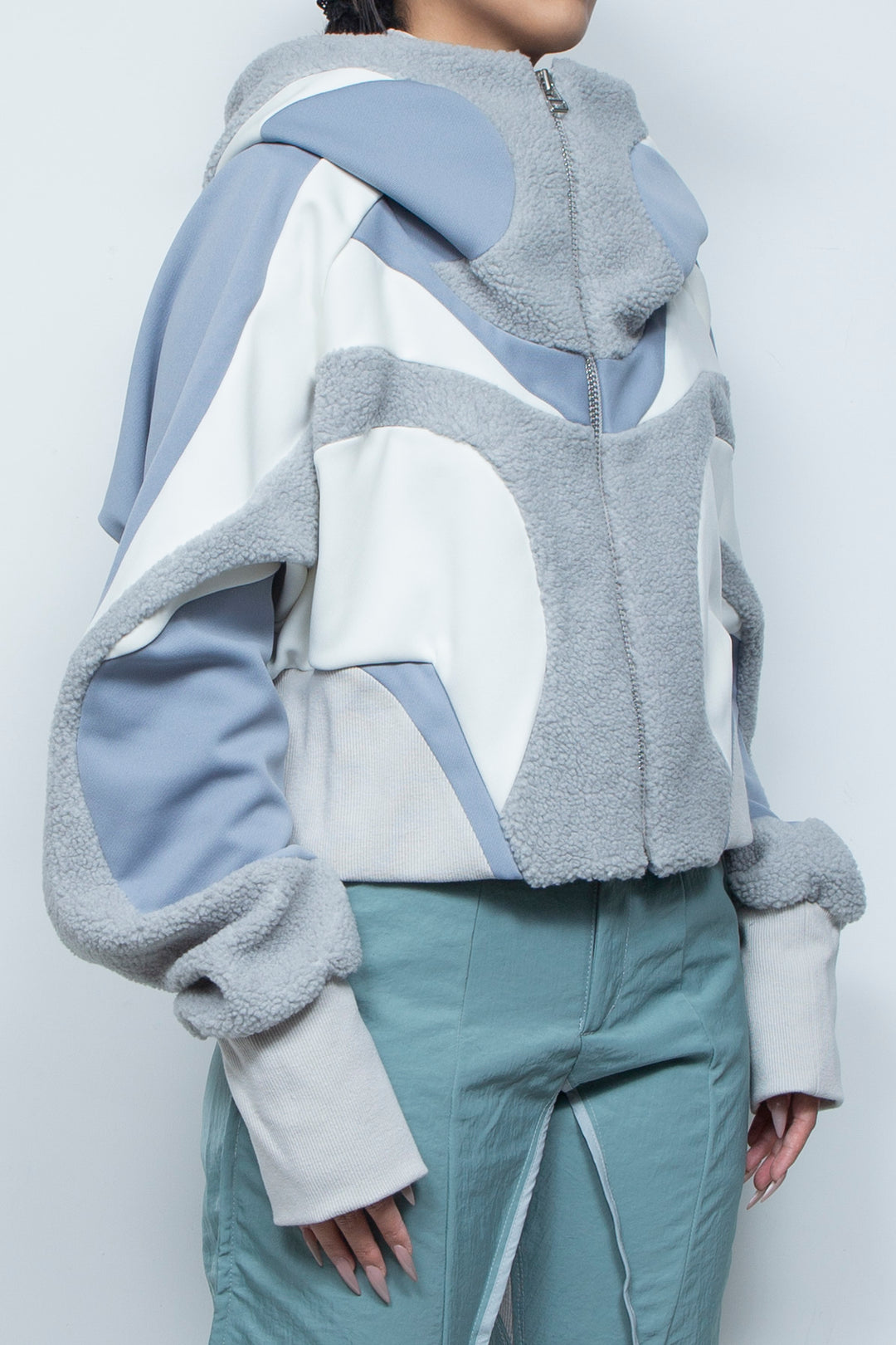 ボアショートフーディ GREY