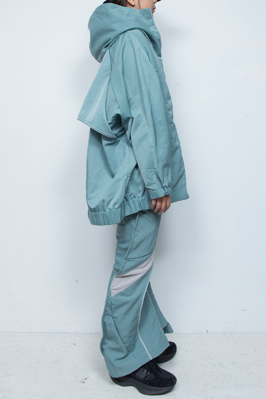 ハイネックビッグパーカーGREY