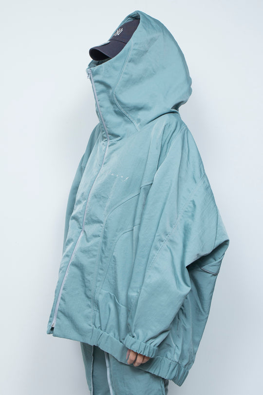 ハイネックビッグパーカーGREY