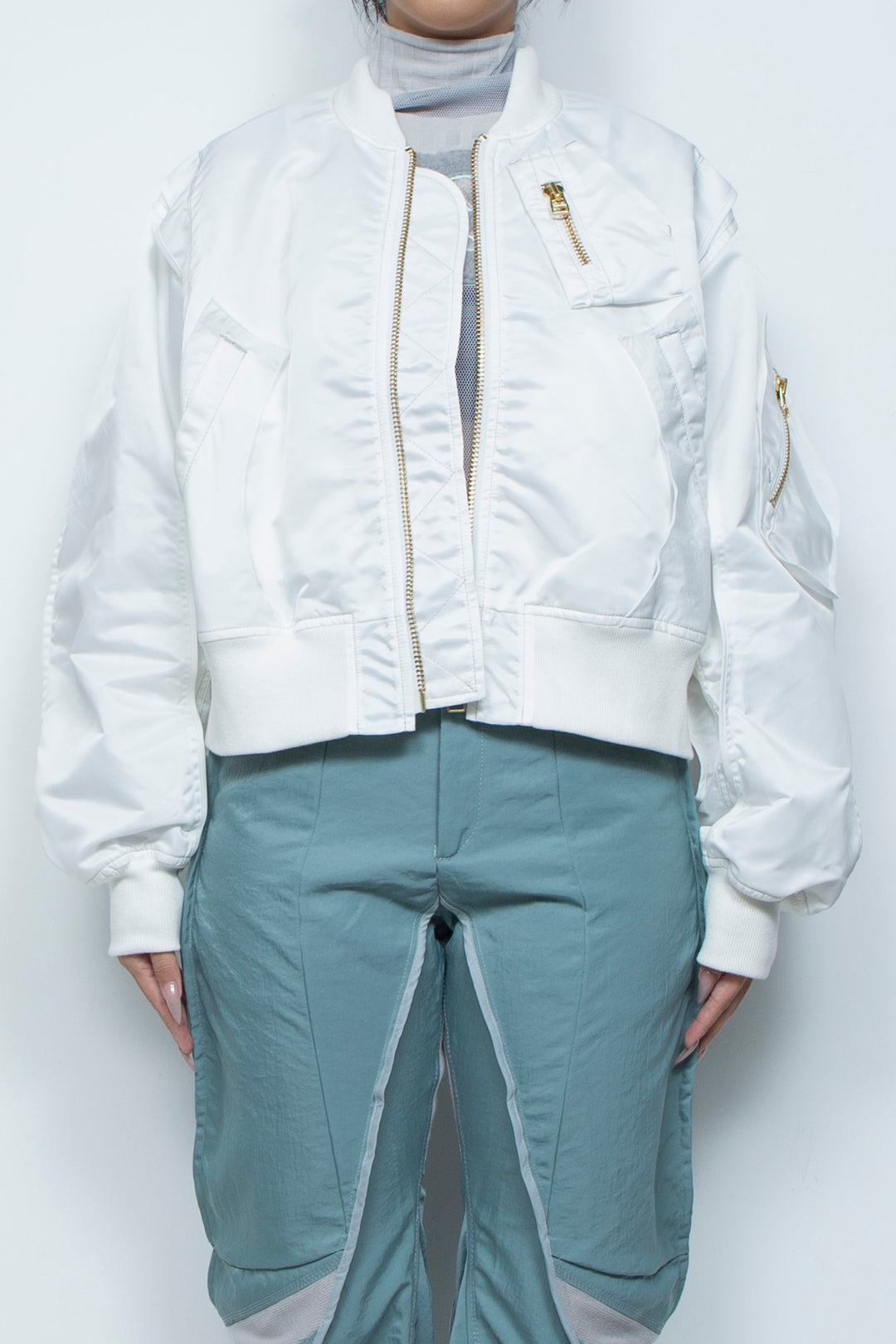 重ねポケットMA-1 WHITE