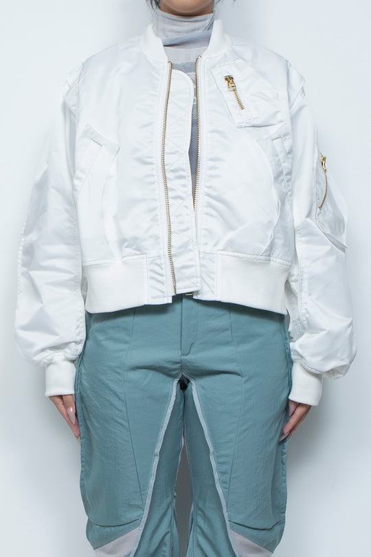 重ねポケットMA-1 WHITE