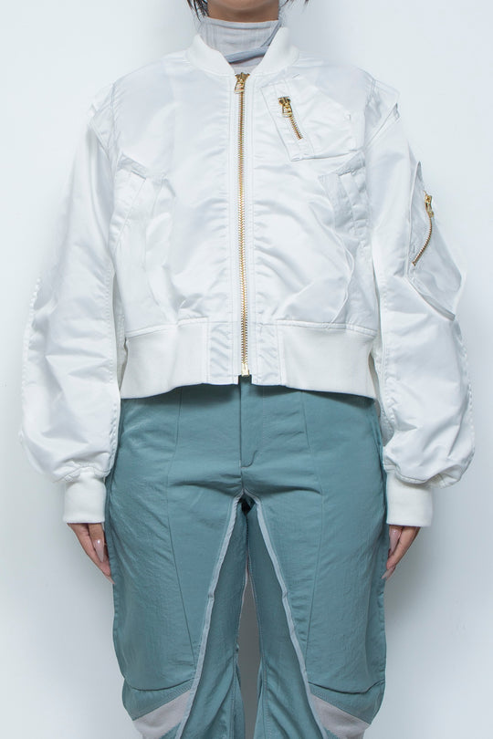 重ねポケットMA-1 WHITE