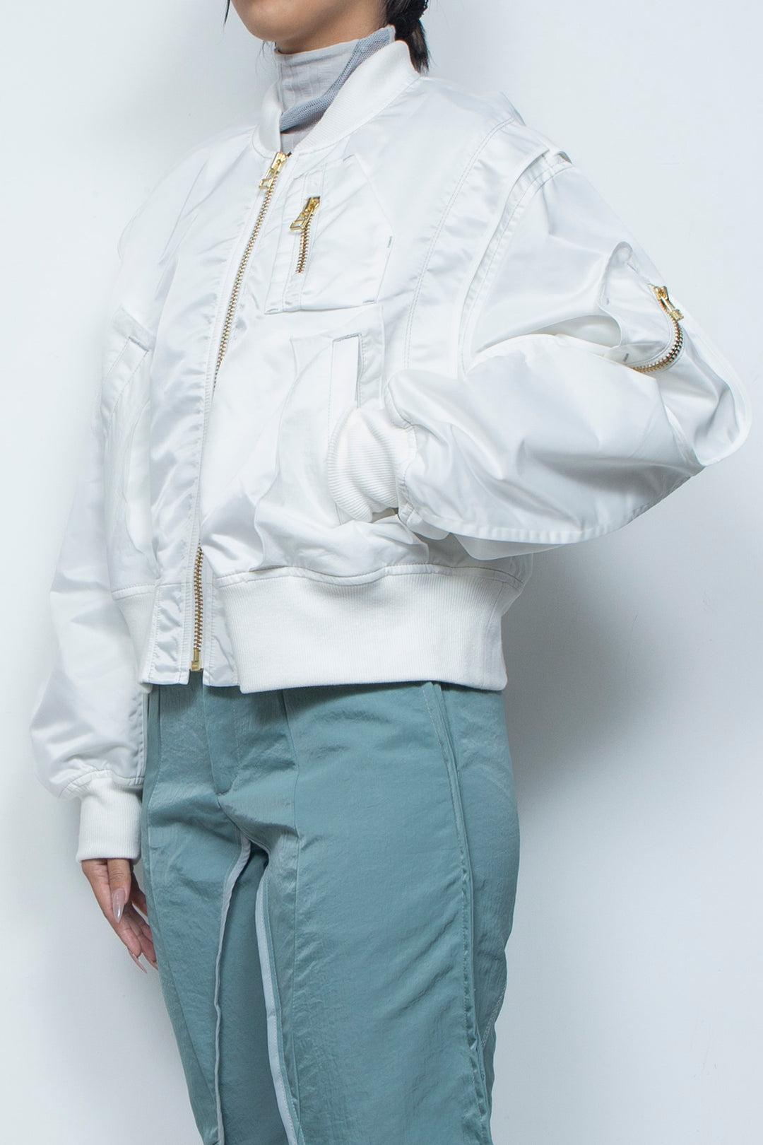 重ねポケットMA-1 WHITE