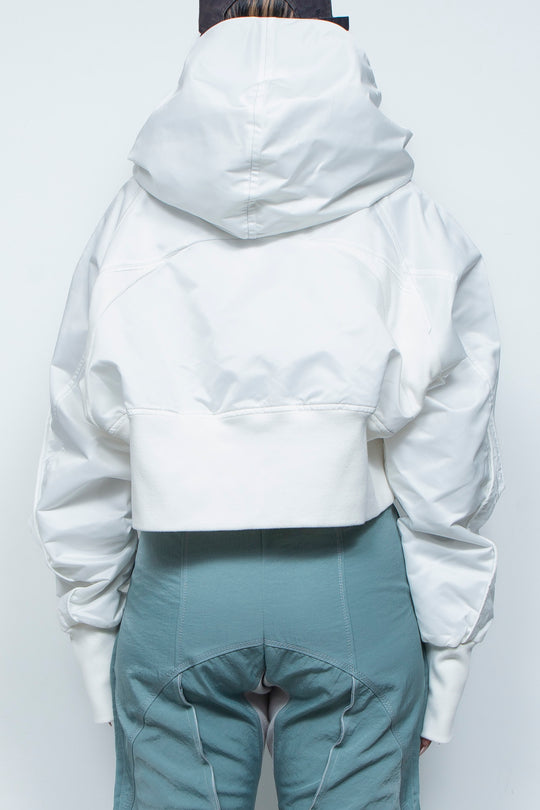 重ねショートフーディ WHITE