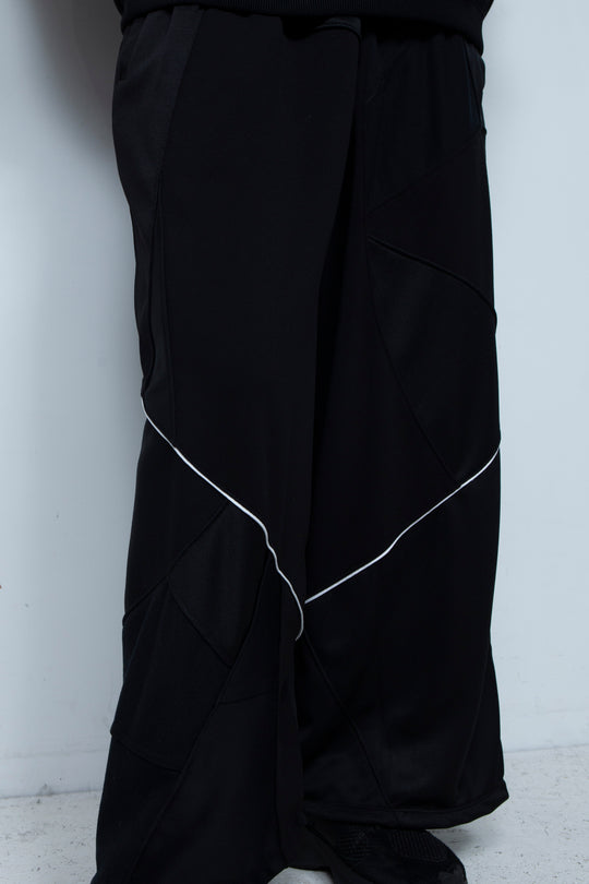 Slash Baggy Pants Black