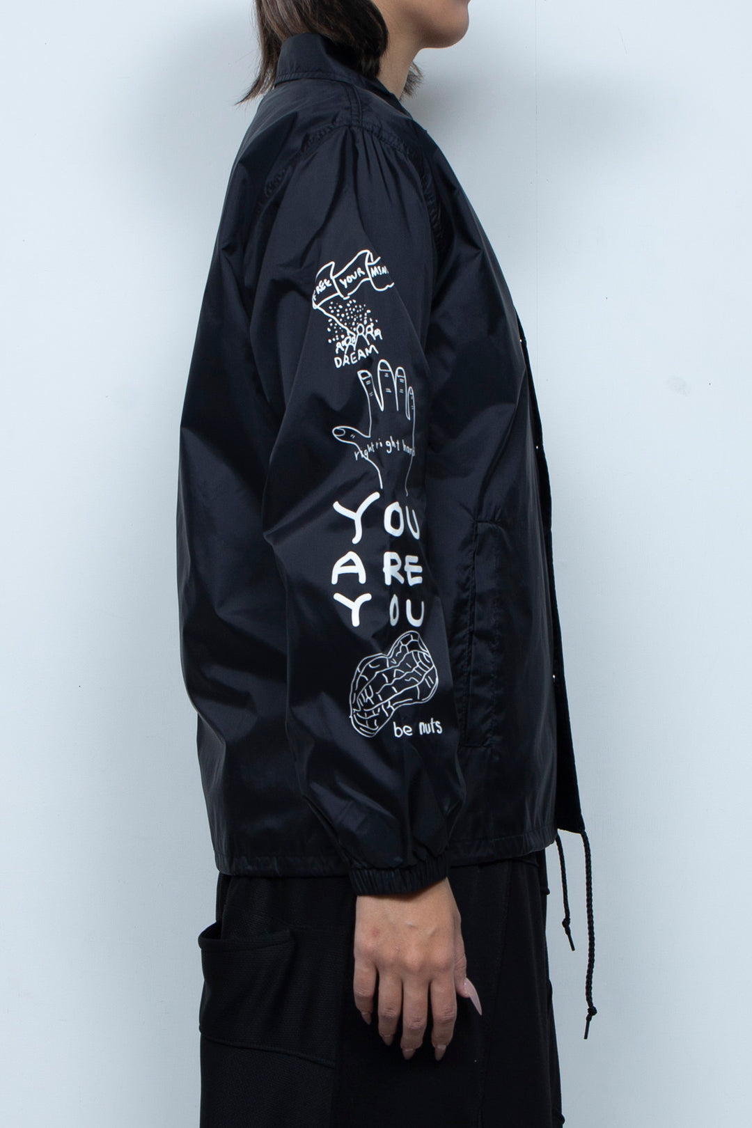 POSITIVE GRAFFITI COACH JACKET