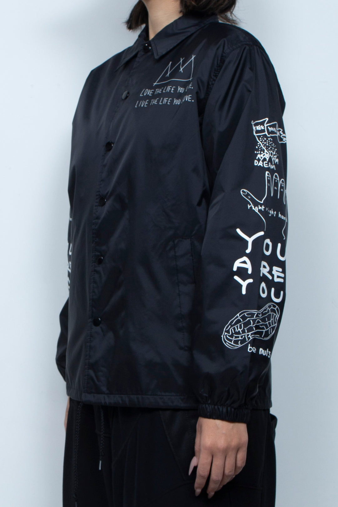 POSITIVE GRAFFITI COACH JACKET