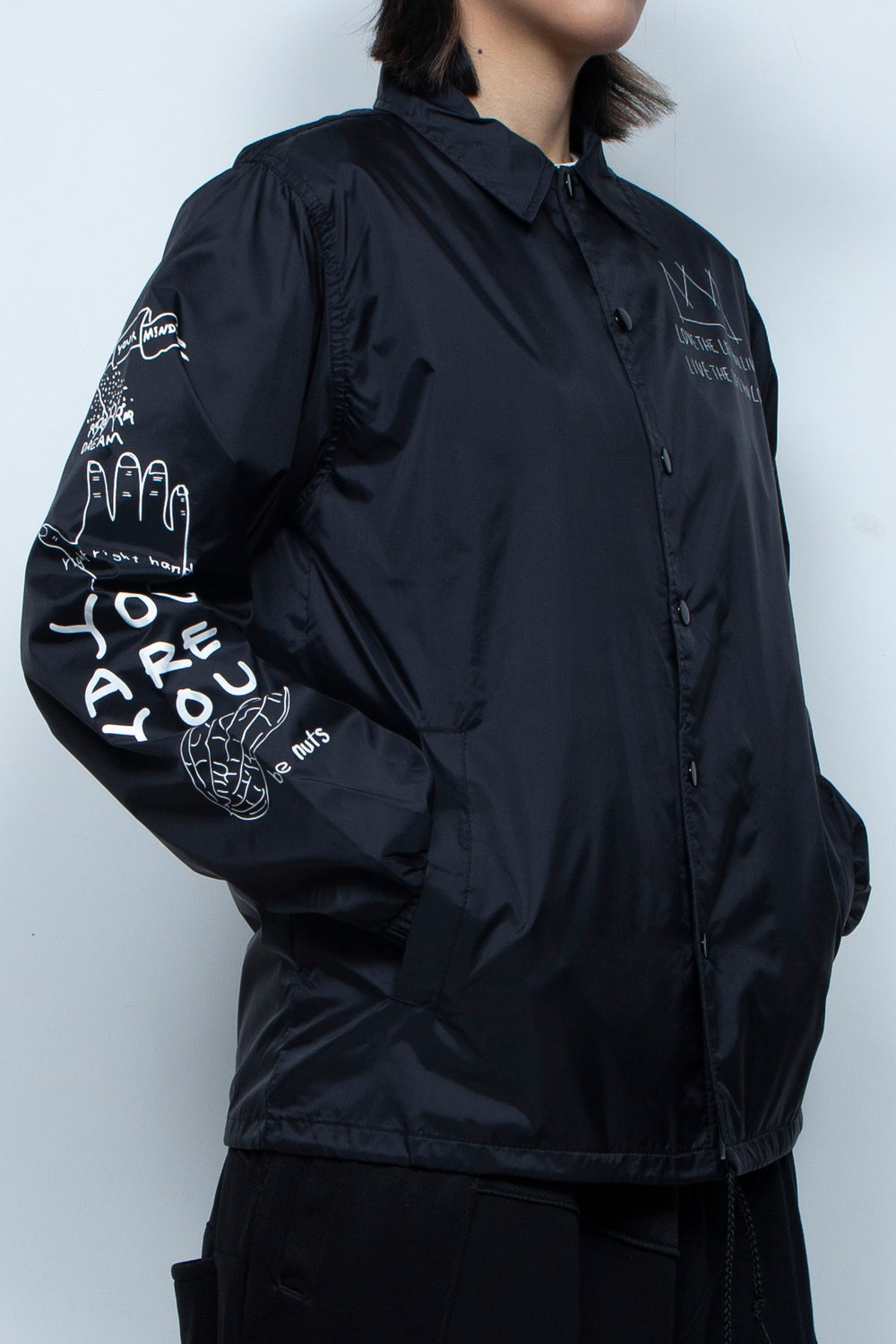 POSITIVE GRAFFITI COACH JACKET