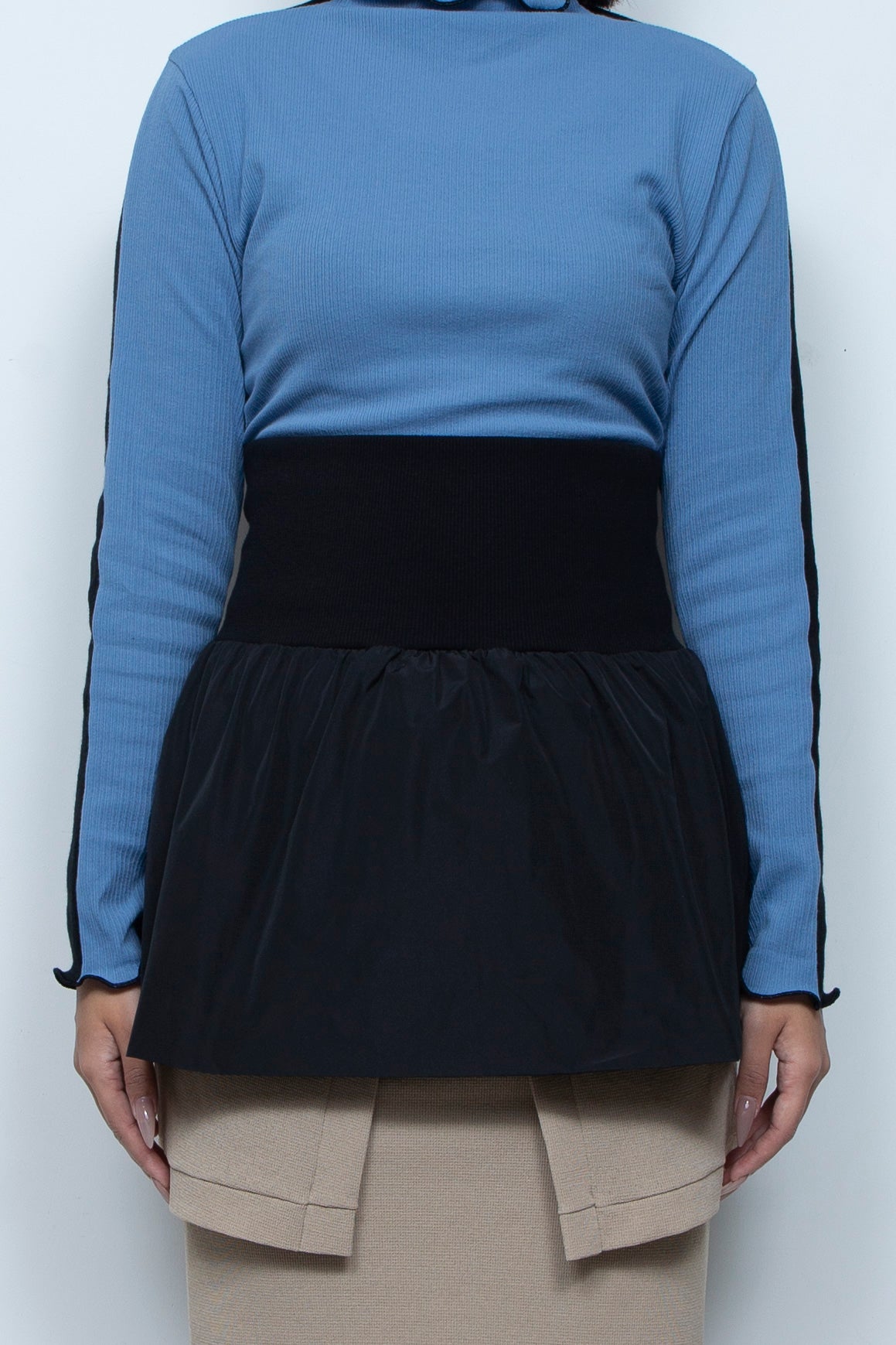 Rib Waist Balloon Skirt Black / raiMu（ライム）通販・店舗 渋谷