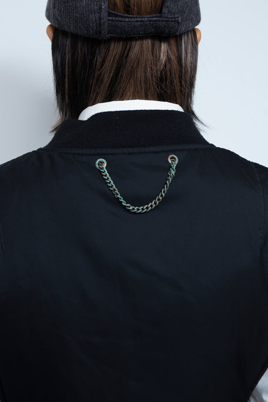 CUTOUT KATAGINU MA-1 VEST