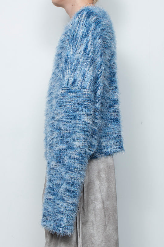 Gradation Pullover Knit LA25AW015 BLUE