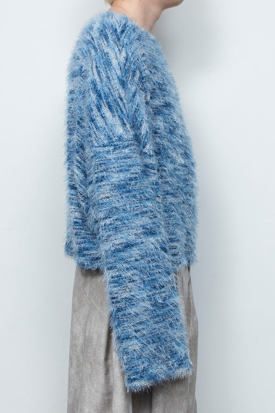 Gradation Pullover Knit LA25AW015 BLUE