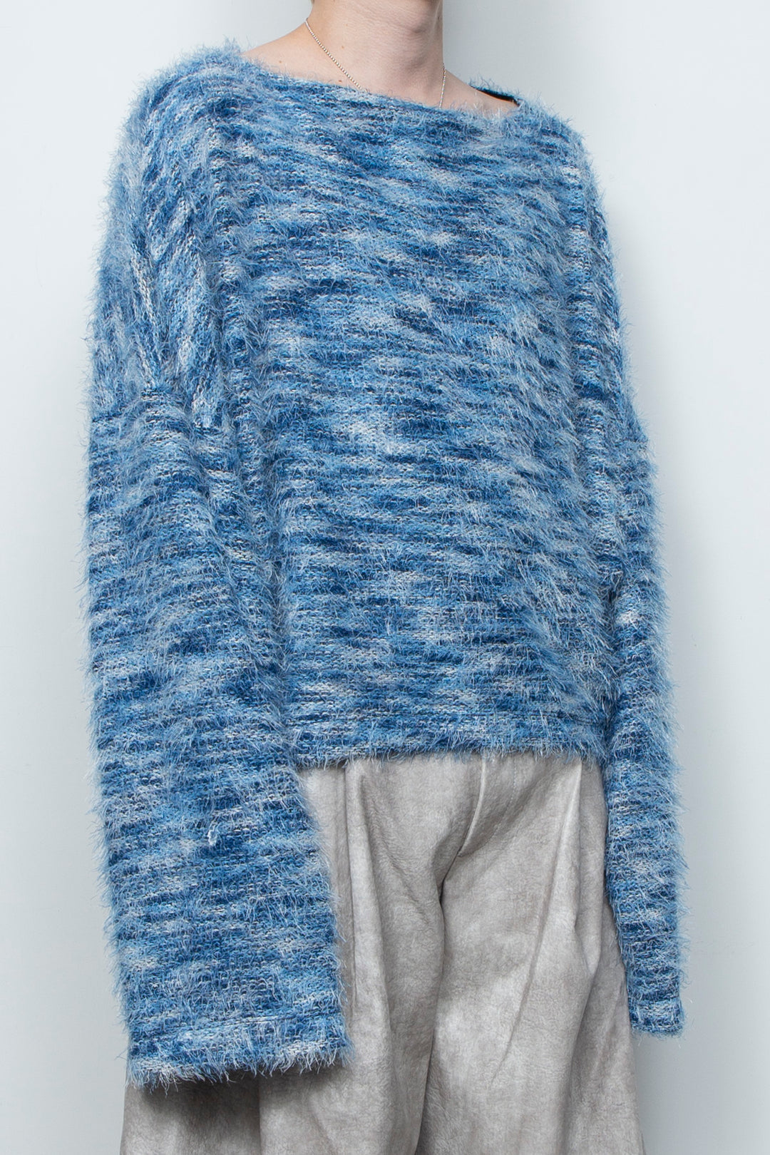 Gradation Pullover Knit LA25AW015 BLUE
