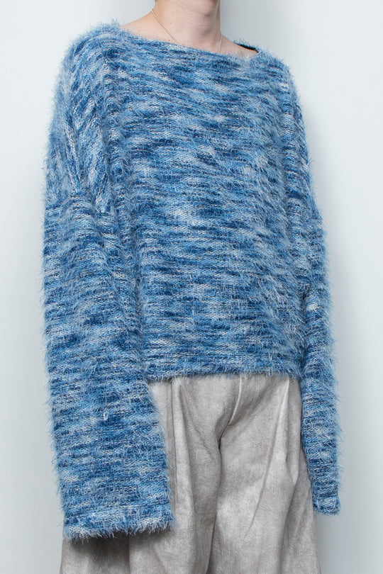 Gradation Pullover Knit LA25AW015 BLUE