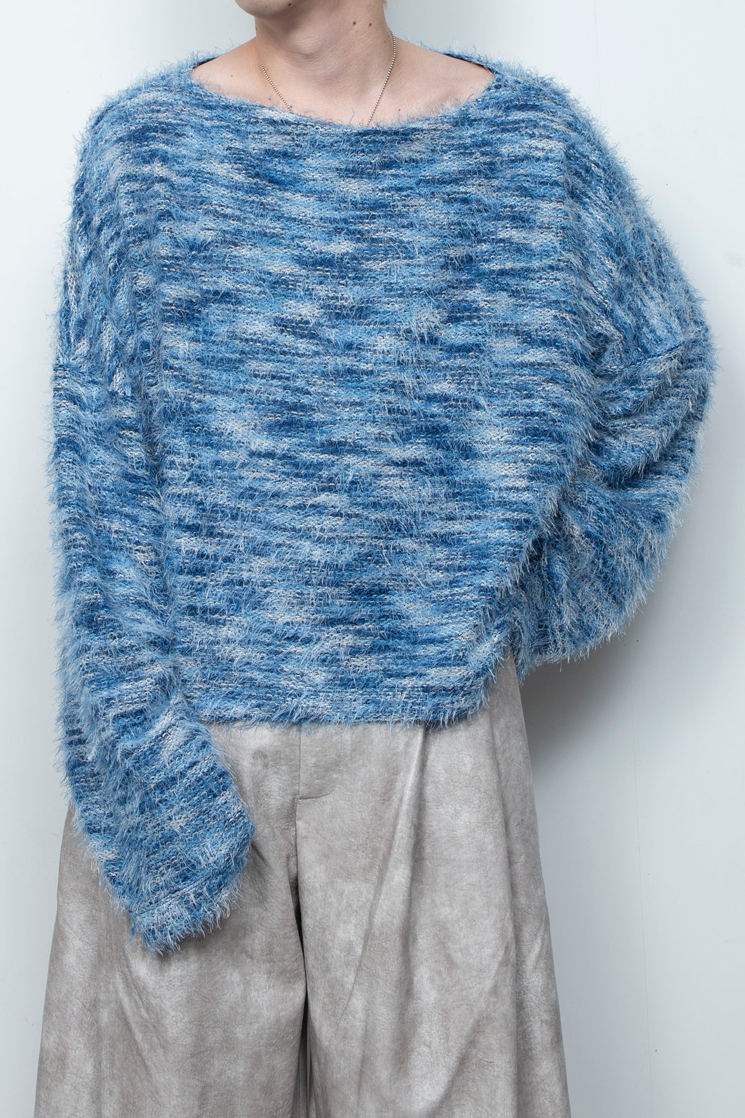Gradation Pullover Knit LA25AW015 BLUE