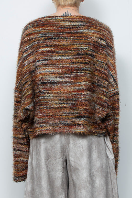 Gradation Pullover Knit LA25AW015 KAHKI