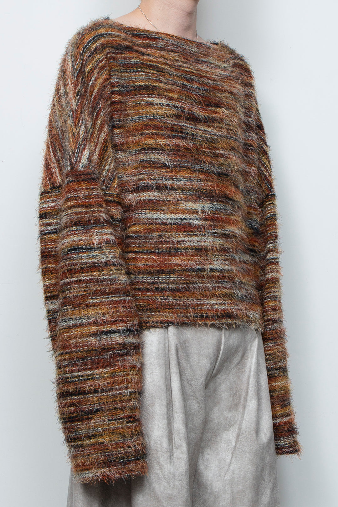 Gradation Pullover Knit LA25AW015 KAHKI