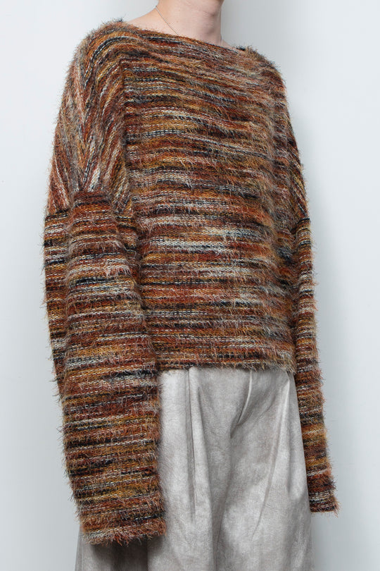 Gradation Pullover Knit LA25AW015 KAHKI