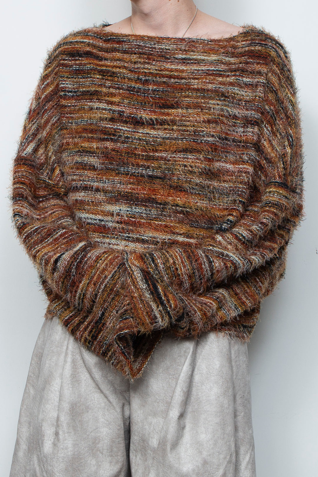 Gradation Pullover Knit LA25AW015 KAHKI