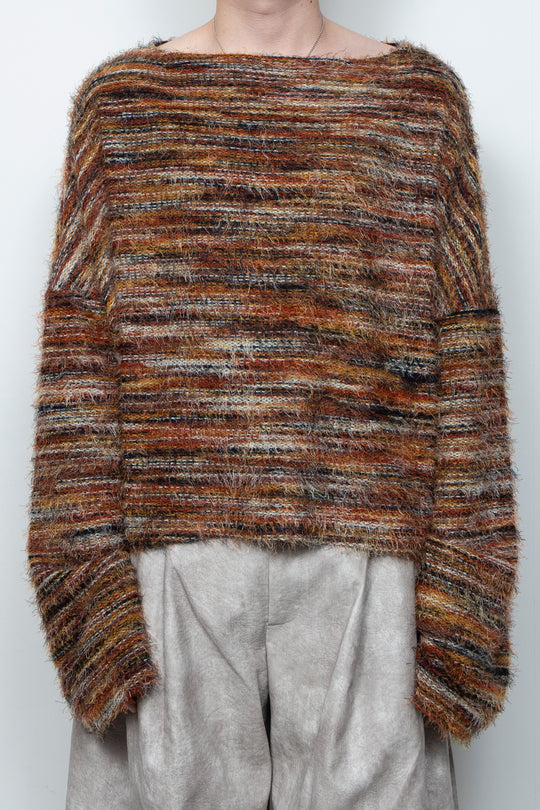 Gradation Pullover Knit LA25AW015 KAHKI
