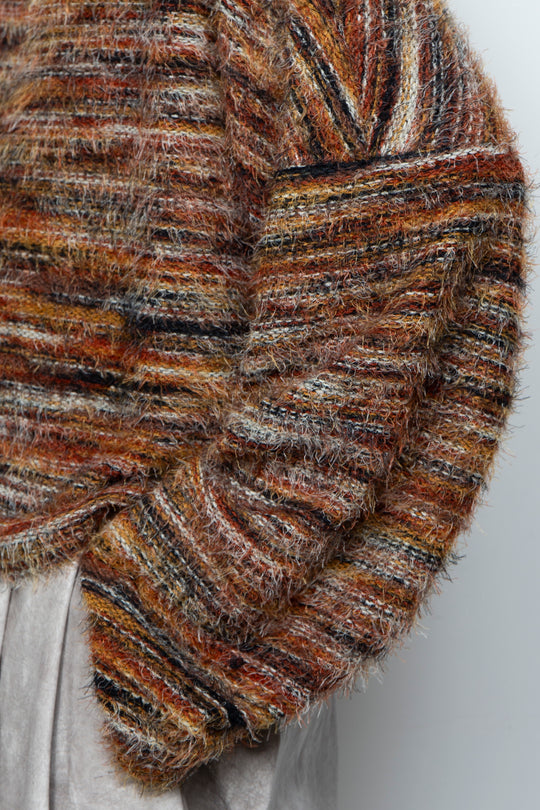 Gradation Pullover Knit LA25AW015 KAHKI