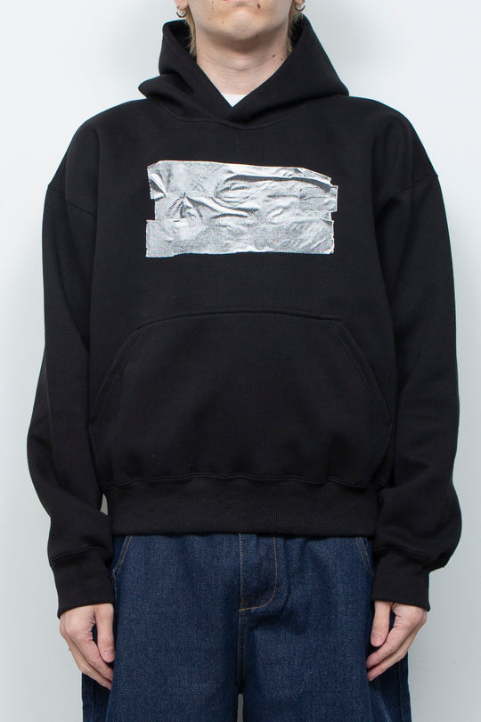 TAPED HOODIE (BLACK)