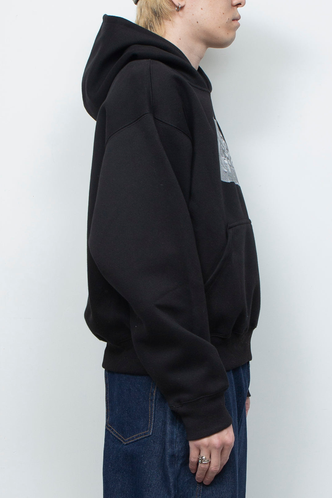 TAPED HOODIE (BLACK)