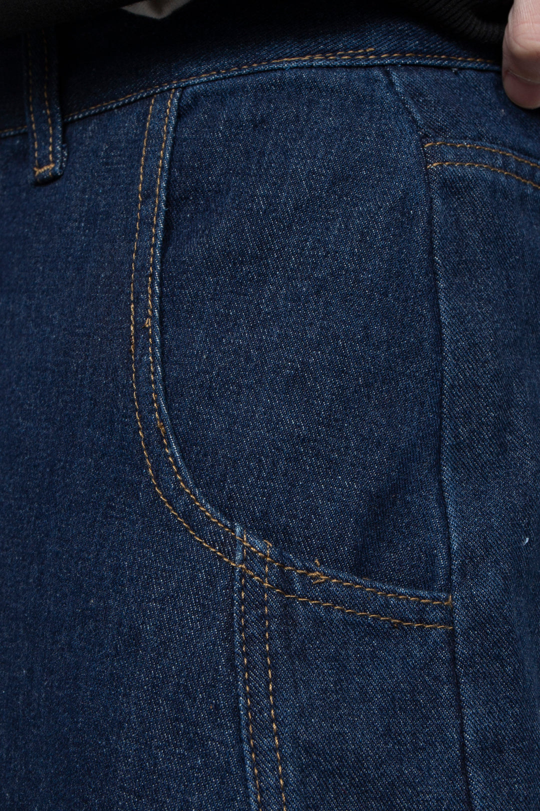 BARREL LEG JEANS (INDIGO)